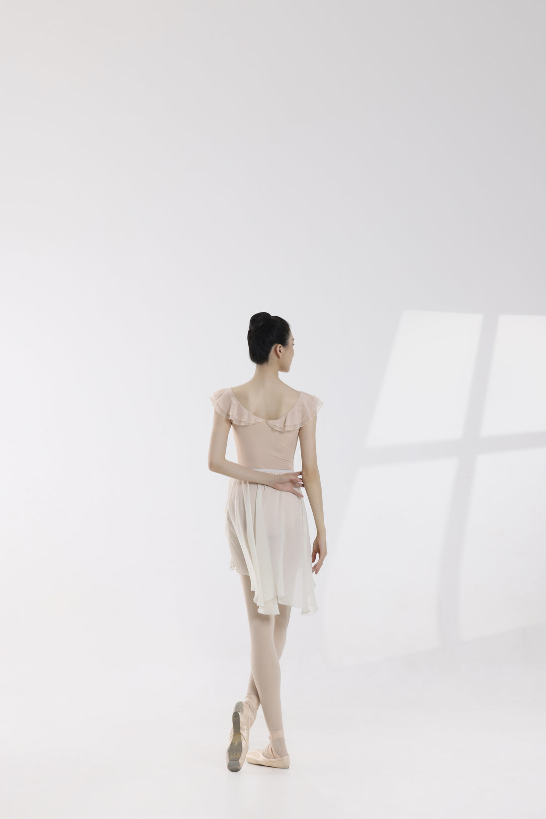 Peach Honey Double Ruffle Ballet Leotard product image 7