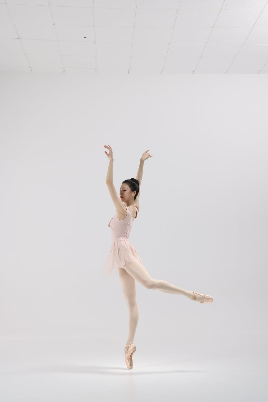 Porcelain Pink Mesh Back Ballet Leotard product image 4