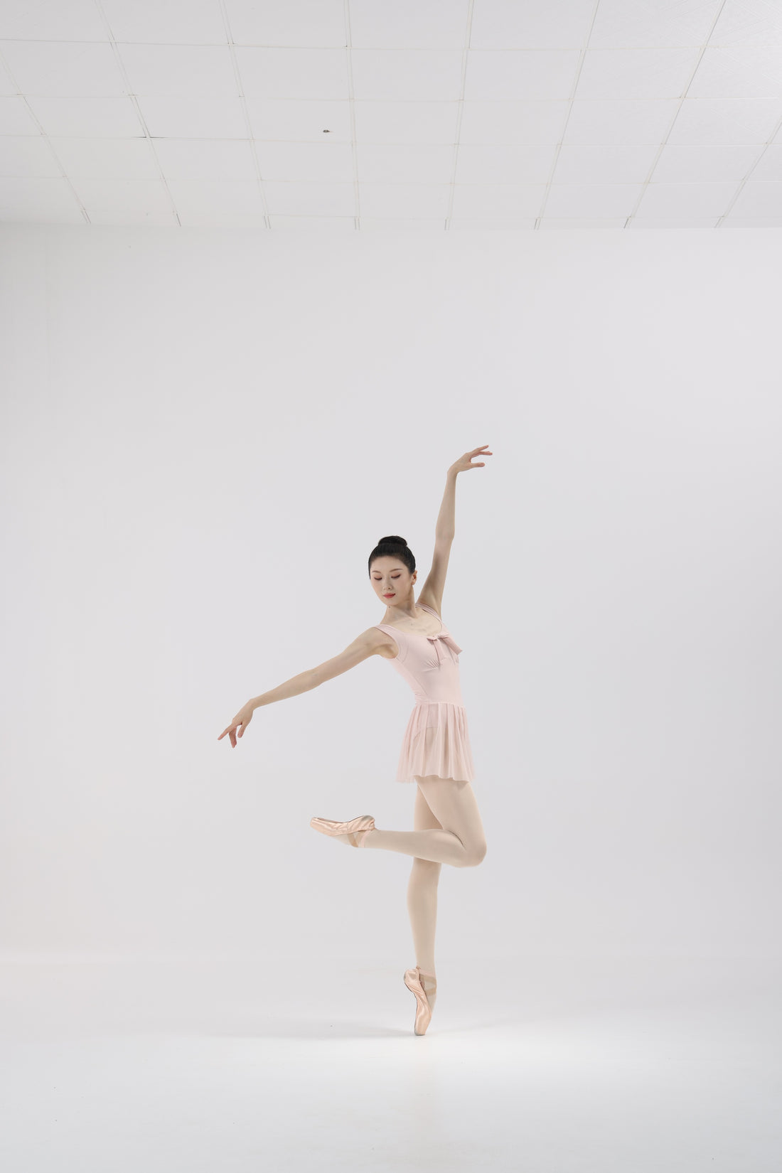 Porcelain Pink Mesh Back Ballet Leotard product image 5