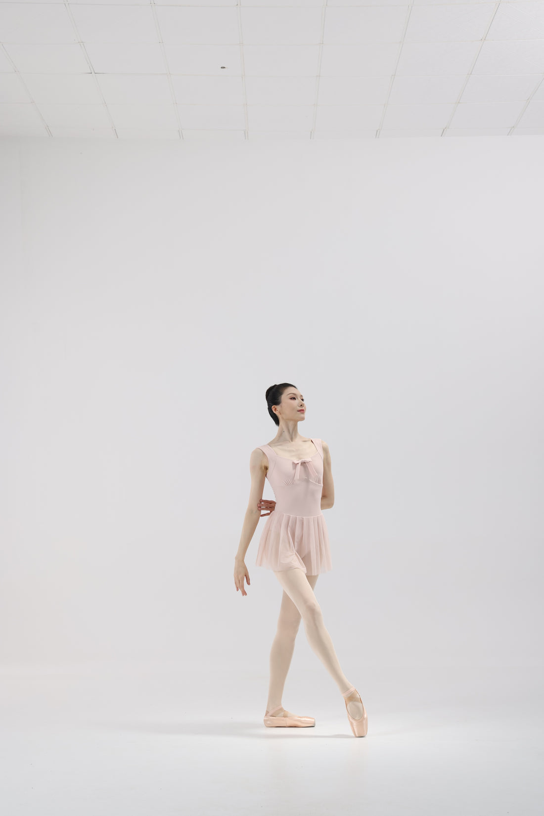 Porcelain Pink Mesh Back Ballet Leotard product image 7