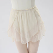 Butter Cream Puff Sleeve Ballet Leotard - Light Cloud Apricot (Pull-On Ballet Skirt)