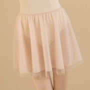 Peach Pink Asymmetric Strap Ballet Leotard - Ice Jade Pink One Size