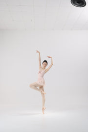 Porcelain Pink Mesh Back Ballet Leotard