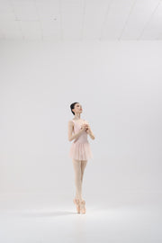 Porcelain Pink Mesh Back Ballet Leotard