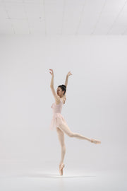 Porcelain Pink Mesh Back Ballet Leotard
