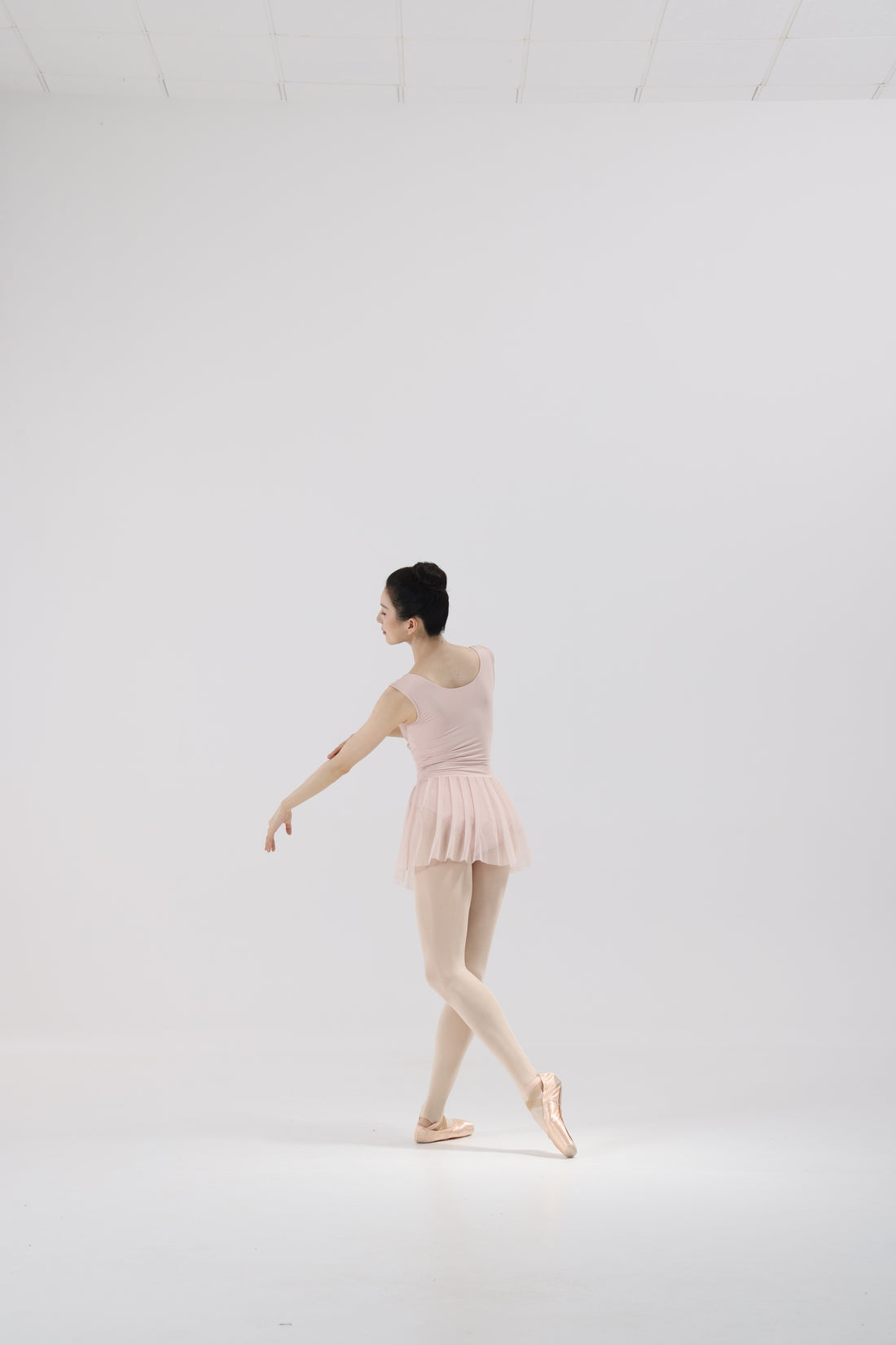 Porcelain Pink Mesh Back Ballet Leotard product image 9
